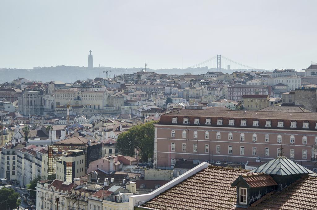 Ferienwohnung Vista Espetacular Baixa E Rio Lissabon Exterior foto